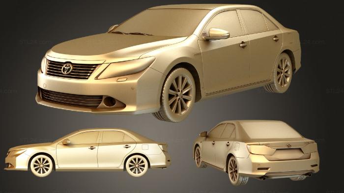 Автомобили и транспорт (Toyota Aurion 2012, CARS_3714) 3D модель для ЧПУ станка